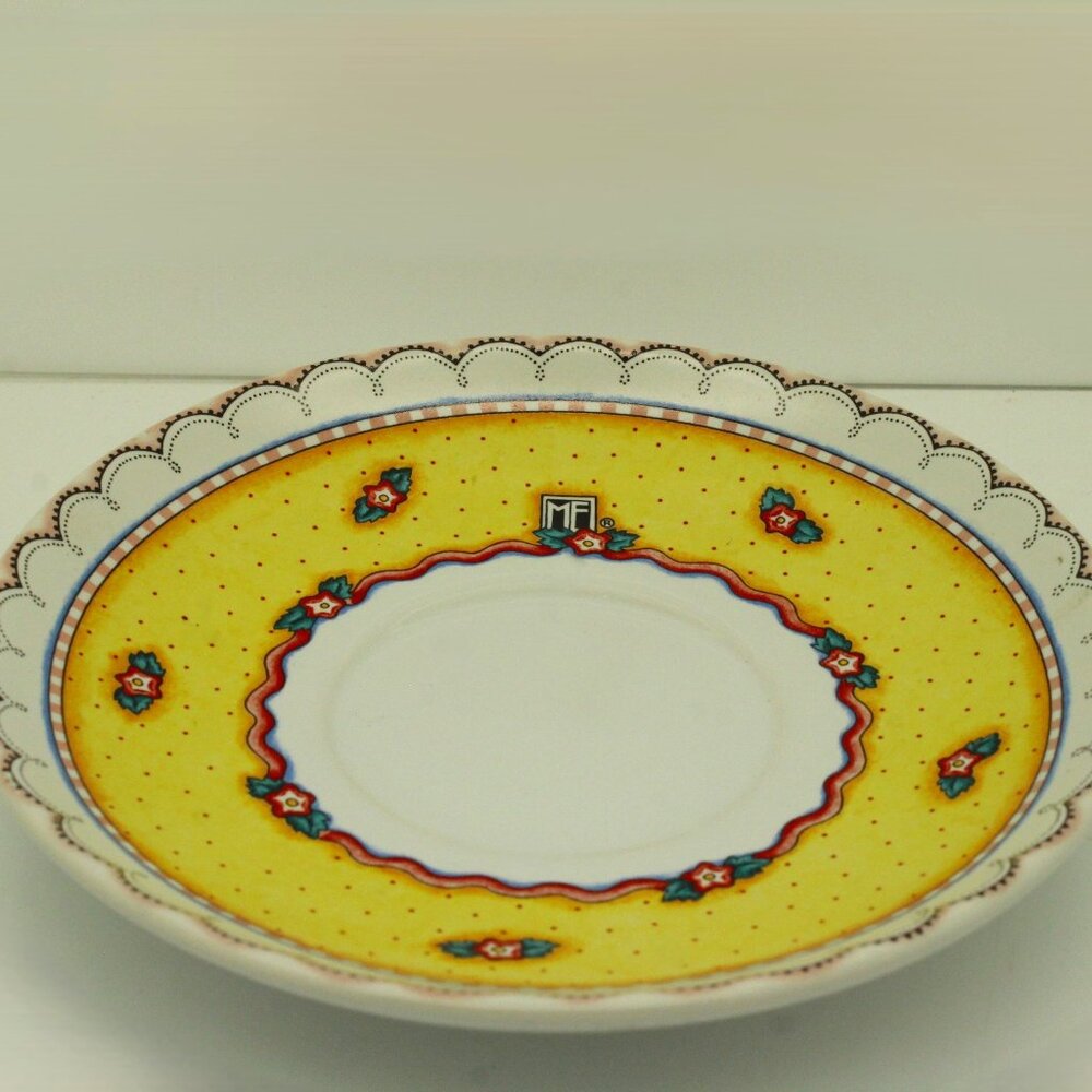 Mary Engelbreit Vintage Saucer "Time For Tea" (Cup Not Included)